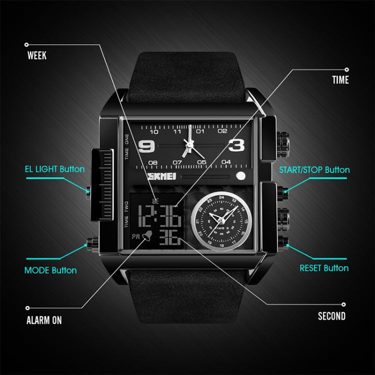 skmei-1391-multifunctional-men-business-digital-watch-30m-waterproof-square-dial-wrist-watch-with-leather-watchbandgold-black
